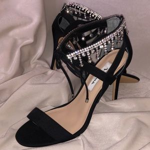 Jeweled Ankle High Heel Sandals ✨